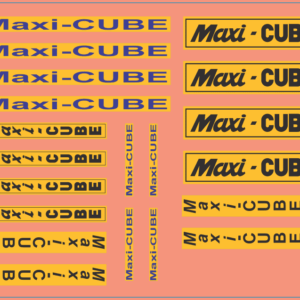 Maxicube Truck Refrigeration Waterslide Decal Set – Multi Scale Truck & Trailer Model Decals
