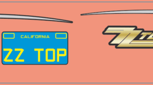 ZZ TOP ’1933 Ford Eliminator Coupe Hot Rod Decal Set – Waterslide Decals – Multi-Scale Classic Car Model