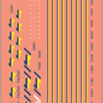 NSW CityRail (1994–2002) “City Decker” Waterslide Decal Set – Multi-Scale Train Model Decals