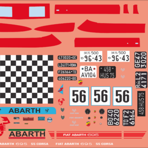 FIAT ABARTH 695 SS – Assetto Corsa – Multi-Scale Waterslide Decals