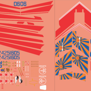 SU-27 Russian Knights – Multi-Scale Waterslide Decal Set