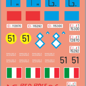 M60 A1 Somalia – Multi-Scale Waterslide Decals