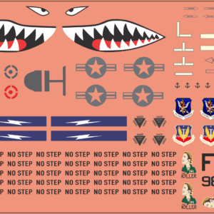 A-10 Thunderbolt II – “Flying Tigers” 79-0197 – Multi-Scale Waterslide Decals