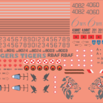 Moroccan F-16 – Multi-Scale Waterslide Decals
