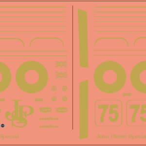 Mini Cooper – John Player Special – Gold Edition – Multi-Scale Waterslide Decals