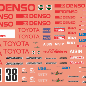 Toyota 91CV Denso 1991 – Multi-Scale Waterslide Decals