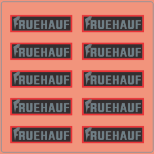 Fruehauf Trailers – Type 2 – Multi-Scale Waterslide Decals