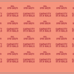 1/32 scale Oil DTD Capacity GALS – Waterslide Decals