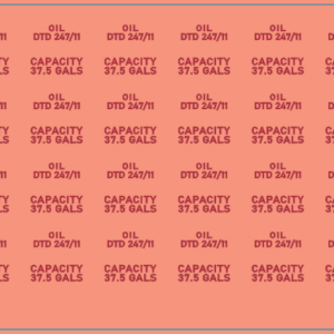 1/32 scale Oil DTD Capacity GALS – Waterslide Decals