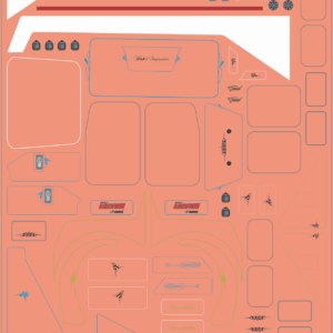 TONES Impulse Liston KW T908 – Multi-Scale Waterslide Decals