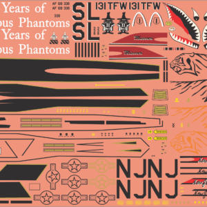 F-4E Phantom II “30th Anniversary” Multi-Scale Waterslide Decals