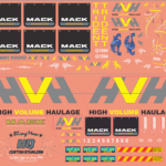 HVH Truck & Trailer Decal – Multi-Scale Waterslide Decals