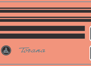 1971 Holden Torana LC GTR Car Decals (Variant 2) – Multi-Scale Waterslide Decals