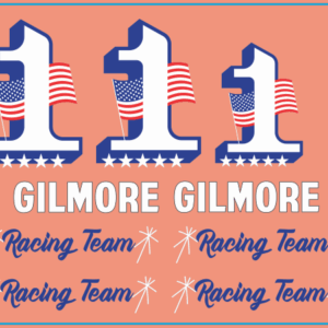 Foyt Gilmore Racing Team Midget Car Multi-Scale Waterslide Decals