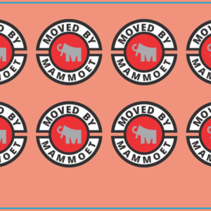 “Moved By Mammoet” Logo Multi-Scale Waterslide Decals