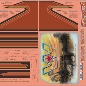 Burke Cattle Transport Western Star Truck Multi-Scale Waterslide Decals