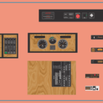 Kenworth K100E 1988 Dash Panel Multi-Scale Waterslide Decals