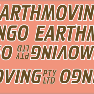 Slingo Earthmoving Pty Ltd 1/50 Scale Waterslide Decals
