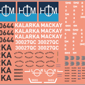 Kalarka – Mackay Tugboat Multi-Scale Waterslide Decals