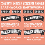 Truck Door “A.J. Cowley” – Multi-Scale Waterslide Decals