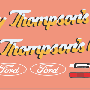 Ford Mustang 1968 “Mickey Thompson’s March 1” – Multi-Scale Waterslide Decals