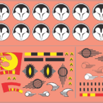 Helmet “Red 4 X-Wing” (John D) –1/6 Scale Waterslide Decals