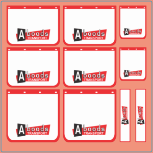 Abood Transport Mudflap Decals – Multi-Scale Waterslide Decals