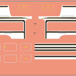 Max Keough K125CR Transport – Kenworth Truck – Multi-Scale Waterslide Decals