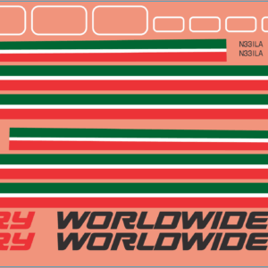 EMERY DC-10-11 Airlines – Multi-Scale Waterslide Decals
