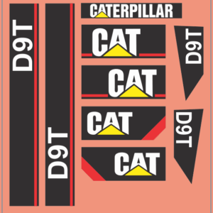 Caterpillar D9T Logo – 1/35 scale Waterslide Decals