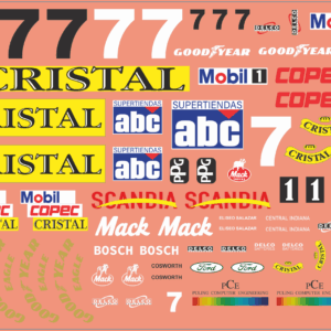 Indy Lola Ford “Mobil 1” – Multi-Scale Waterslide Decals