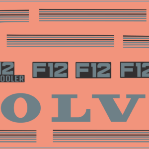 Volvo F12 Intercooler 4×2 1986 Pinstriping – Multi-Scale Waterslide Decals