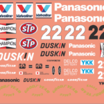 Hiro Matsushita 1994 Panasonic Lola Road Course – Multi-Scale Waterslide Decals