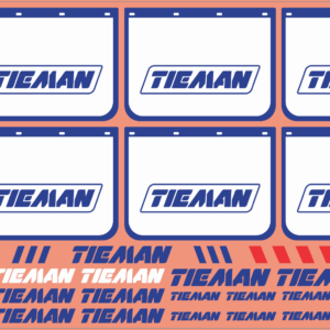 Tieman Mudflap and Trailer Decals – Multi-Scale Waterslide Decals
