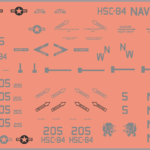 Rescue Hawk HSC 84 – Red Wolves” Decals – Multi-Scale Waterslide Decals