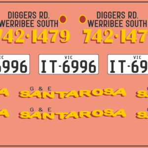 G & E Santarosa 'MACK' Truck Decals – Multi-Scale Waterslide Decals