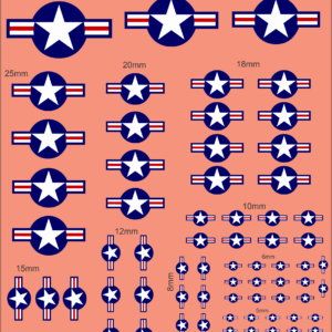 US Normal (High-Visibility) Version Waterslide & Multiscale Decals