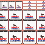 Mudflap Decals – Mack #1 (White Vinyl Media – Multi-Scale 1/14, 1/24, 1/32, 1/50, 1/64, 1/87)