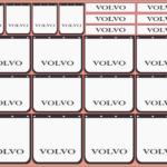 Mudflap Decals – VOLVO | White Vinyl Media | Multi-Scale (1/14, 1/24, 1/32, 1/50, 1/64, 1/87)