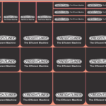 Mudflap Decals – Freightliner #2 Black | White Vinyl Media | Multi-Scale (1/14, 1/24, 1/32, 1/50, 1/64, 1/87)