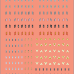 German Afrika Korps Panzer Ranks WWII Insignia Decal Set | Model Mate Decals