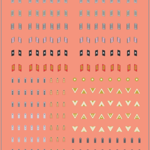 German Afrika Korps Panzer Ranks WWII Insignia Decal Set | Model Mate Decals