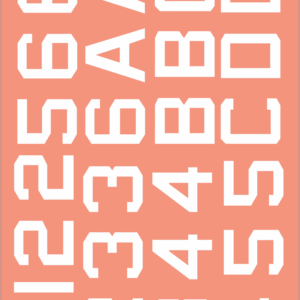 Australian Leopard Tank Number Decals | German WW Style Markings for Scale Models ? Model Mate Decals