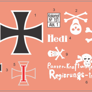 504?544 'SchnucK' ? 524 'Hedi' Decal Set | Model Mate Decals