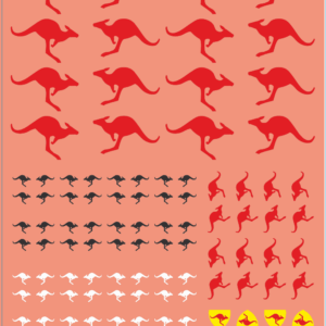 Australian Army Kangaroos (1966?2006) Decal Set | Model Mate Decals