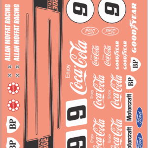 Allan Moffat Racing #9 Ford Falcon Car Decal Set | Model Mate Decals