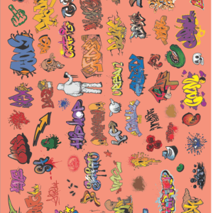 AWD002 Urban Graffiti Decal Set #1 | Custom Scale Model Water Slide Decals ? Model Mate Decals