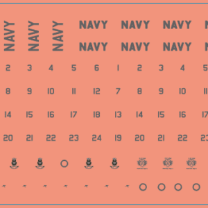 RAN Helicopter Decals S70B2 & MH-60R | Naval Aircraft Scale Model Decals ? Model Mate Decals