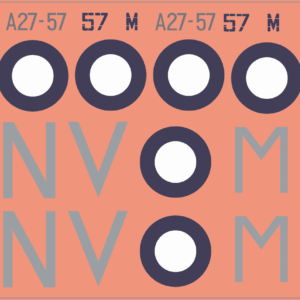 RAAF Vultee ?NV M? Vengeance Aircraft Decals | Scale Model Water Slide Decals ? Model Mate Decals