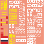 RAAF Bell UH-1B Iroquois Huey B (Vietnam) Helicopter Decals | Scale Model Decal Set ? Model Mate Decals
